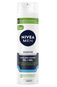 Гель для гоління NIVEA MEN Sensitive, Для чутливої шкіри,, 200 ml 00000001946 фото