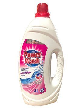 Гель для прання Power Wash Sensitive, Для делікатних тканин, 92 прань, 4 L 00000003496 фото