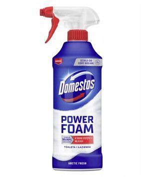 Піна для чищення ванної кімнати та туалету Domestos Power Foam, Свіжий аромат, 435 ml 00000002745 фото