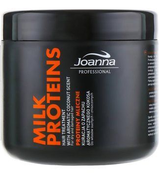 Маска для волосся Joanna Professional Milk Proteins, Для сухого і пошкодженого волосся, Кокос, 500 g 3281/3 фото