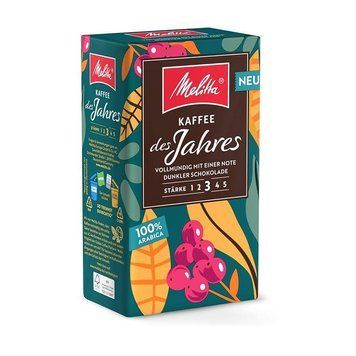 Кава мелена Melitta Kaffe des Jahres, Смак з нотками темного шоколаду, 100% арабіка, 500 g 00000002947 фото