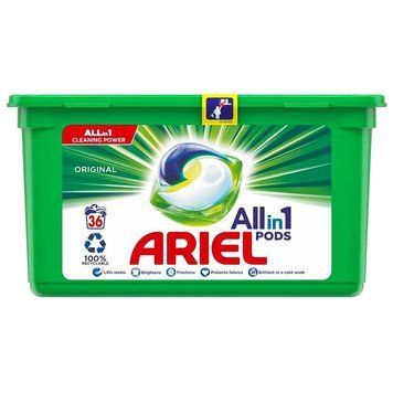 Капсули для прання Ariel Allin1 Pods Original, Універсальні, 36 шт. 91362488 S563 фото