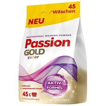 Порошок для прання Passion GOLD Professional Color, Для кольорового, 45 прань, 2,7 kg 00000000186 фото