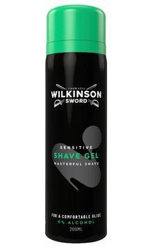 Гель для гоління Wilkinson Sword Sensitive, Для чутливої шкіри, 200 ml 00000003155 фото