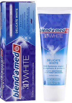 Зубна паста Blend-A-Med 3D White Delicate White, Делікатне відбілювання, 75 ml 2235028870 фото