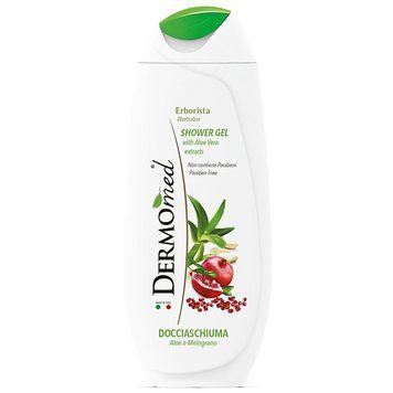 Гель для душу Dermomed Aloe e Melograno, Алоє і гранат, Ароматерапія, 250 ml 00000000967 фото