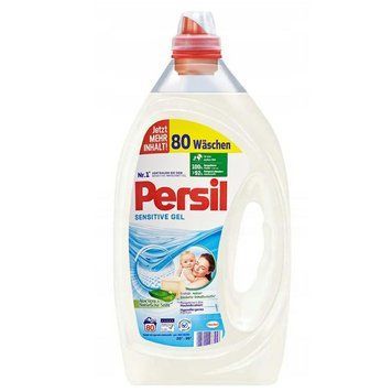 Гель для прання Persil Sensitive Gel, Універсальний, Гіпоалергенний, 80 прань, 4 L 2806079 фото