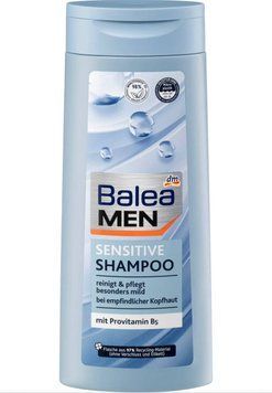 Шампунь Balea MEN Sensitive, Для чоловіків, Для чутливої шкіри голови, 300 ml 1633523 фото