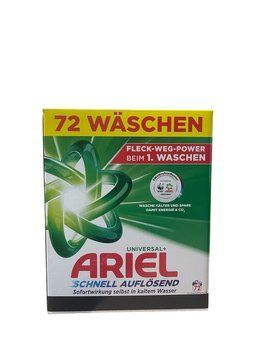 Порошок для прання ARIEL Universal +, Універсальний, 72 прання, 3.6 кг 00000003453 фото