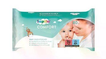 Дитячі вологі серветки Lupilu Comfort, 80 шт 00000003207 фото