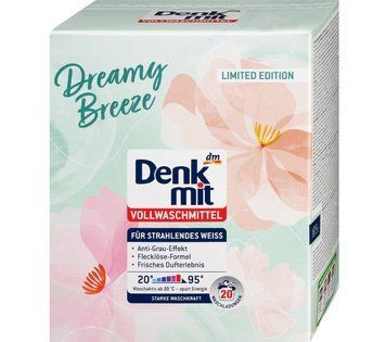 Порошок для прання Denkmit Dreamy Breeze, Для білого, 20 прань, 1,3 кг 00000002107 фото