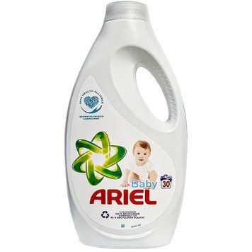 Гель для прання ARIEL Baby, Універсальний, Гіпоалергенний, 30 прань, 1500 ml 00000002958 фото