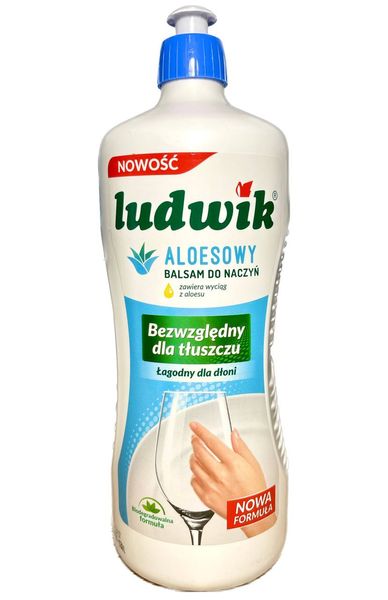 Засіб для ручного миття посуду Ludwik, Алоє Вера, Ніжний для рук, 900 g 82262v04 фото