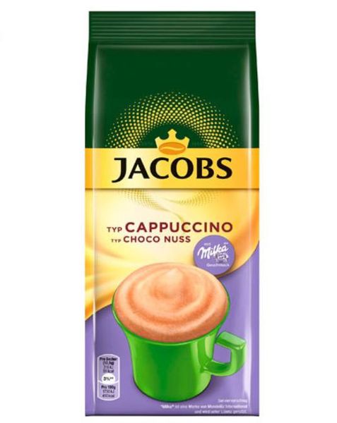 Капучино Jacobs Milka Cappuccino Choco Nuss, Шоколадно-горіховий, 500g 10035727 фото