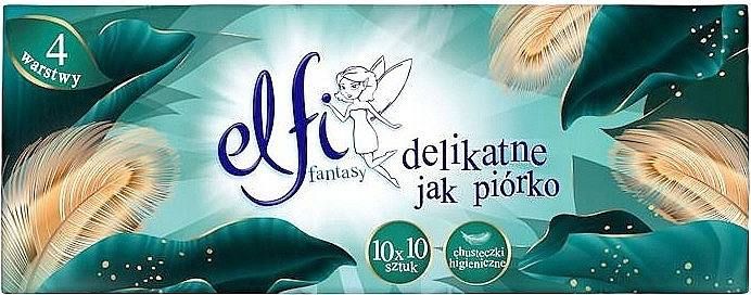 Гігієнічні 4-шарові серветки Elfi Fantasy, 1 шт. 00000001325 фото