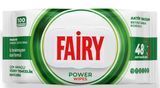 Серветки вологі для прибирання Fairy Power Wipes, 100 шт. 00000003355 фото