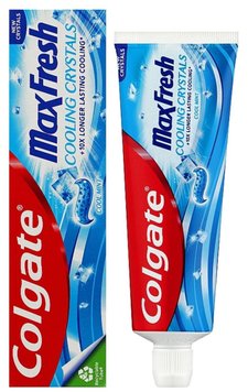 Зубна паста Colgate Max Fresh Cooling Crystals, З охолоджуючими кристалами, Синя, 100 ml 00000001164 фото