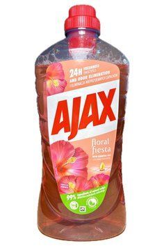 Засіб для миття підлоги AJAX, Універсальний, Гібіскус, 1 L 00000001762 фото