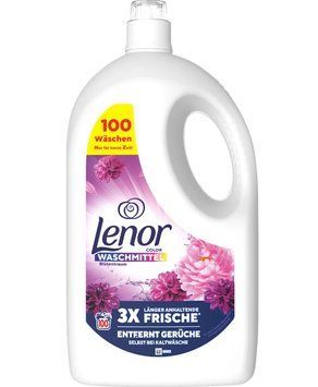 Гель для прання Lenor Color Blutentraum 3x, Для кольорового, 100 прань, 4500 ml. 00000002709 фото