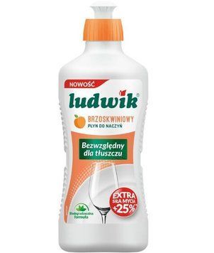 Засіб для ручного миття посуду Ludwik, Персик, 900 g 00000003109 фото