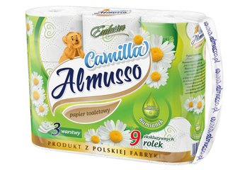 Туалетний папір Almusso Camilla, 3-шаровий, Аромат ромашки, 9 шт. 00000001306 фото