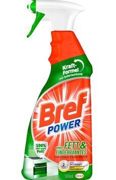 Засіб для чищення кухні від жиру та пригорілих речей Bref Power, 750 ml 00000002111 фото