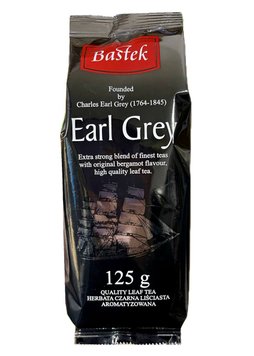 Чай листовий Bastek Earl Grey, Чорний з бергамотом, 125 g 8865 фото