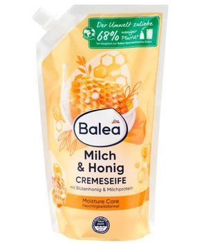 Рідке крем-мило Balea, Молоко та мед, Запаска, 500 ml 00000003158 фото