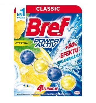 Туалетний блок Bref Power Aktiv, Аромат лимону, 1 шт. 00000002010 фото
