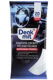 Вологі серветки Denkmit для догляду за салоном автомобіля, 20 штук 00000003310 фото