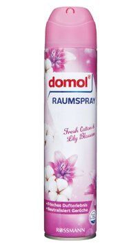 Освіжувач повітря domol, Свіжа бавовна та цвіт лілії, Аерозоль, 300 ml 00000002811 фото