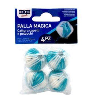 Кульки для прання Irge для збору ворсу та шерсті palla magica cattura capelli 4 шт 00000003261 фото