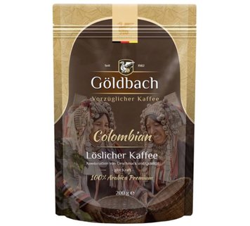 Кава розчинна Goldbach Colombian, 200 g 13966 фото