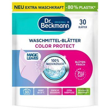 Серветки для прання Dr.Beckmann MAGIC LEAVES Color, Для кольорового, 30 шт. 00000003561 фото