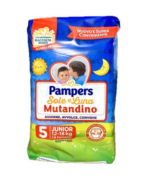 Трусики Pampers Sole e Luna Junior, 5 (12-18 кг) 14 шт. 22432697 фото