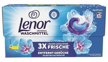 Капсули для прання Lenor Aprilfrisch, Універсальні, 30 шт. 90309622 S725 фото