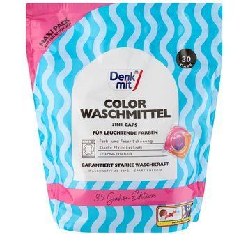 Капсули для прання Denkmit 3in1, Для кольорового, 30 шт. 00000002962 фото