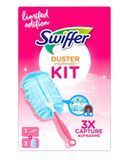 Щітка-віник для прибирання пилу Swiffer Duster Pink, Піпідастр, +3 змінні насадки, Рожева серія 00000002563 фото
