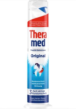 Зубна паста з дозатором Theramed Original, З антибактеріальним ефектом, 100 ml 2203148 фото