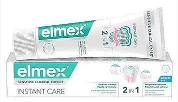 Зубна паста Elmex Sensitive Clinical Expert, Миттєве полегшення від чутливості зубів, 75 ml 00000003063 фото