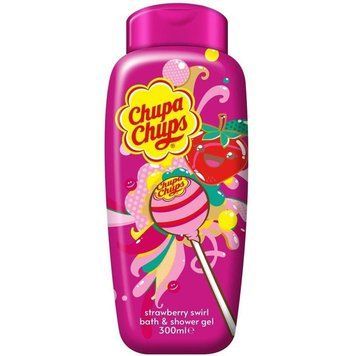 Гель для душу Chupa Chups, Полуничний аромат, Для дітей, 300 ml 00000002463 фото