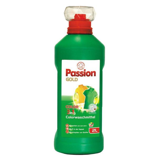 Гель для прання Passion GOLD 3in1 Color, Для кольорового, 55 прань, 2 L 00000000070 фото