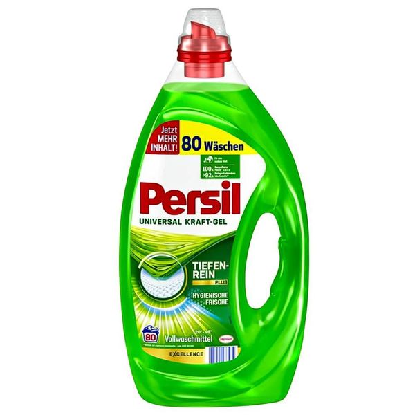 Гель для прання Persil Universal Kraft-Gel, Універсальний, 80 прань, 4 L 2871269 фото