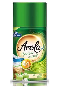 Змінний балон до автоматичного освіжувача повітря Arola Green Delight, 250 ml 00000002614 фото