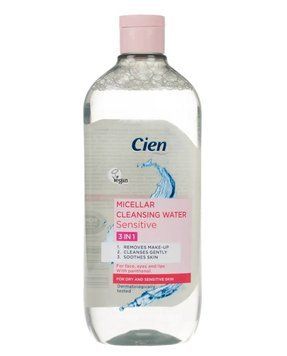 Міцелярна вода Cien 3в1, Для сухої та чутливої шкіри, 400 ml 00000002915 фото