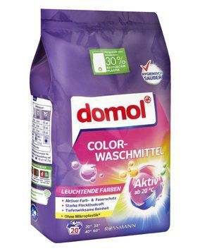 Порошок для прання domol, Для кольорового, Формула засобу для виведення плям, 20 прань, 1,35 кг 00000002265 фото