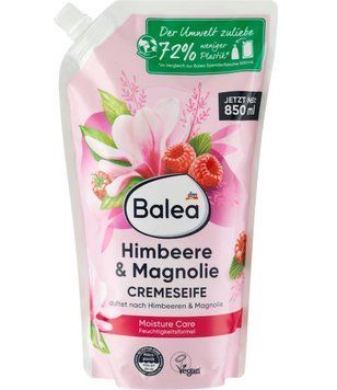 Рідке крем-мило Balea, Малина та магнолія, Запаска, 850 ml 00000002715 фото