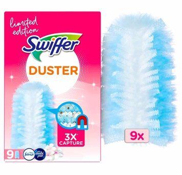 Насадки для щітки-віника Swiffer Daster Pink, Квітковий аромат, Рожева серія, 9 шт. 00000002564 фото