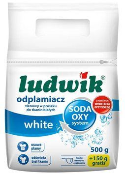 Кисневий порошок для виведення плям LUDWIK White, Для білого, 650 г 030002633 фото