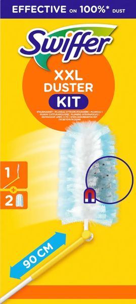Щітка-віник для прибирання пилу Swiffer Duster XXL + 2 шт. насадки 90351579 фото